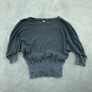 We The Free Sweatshirt Womens S Gray Long sleeve 4067